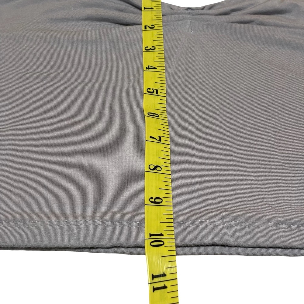 WHITE FOX 95% Modal Light Gray Cropped Tank Size Medium - Picture 6 of 8